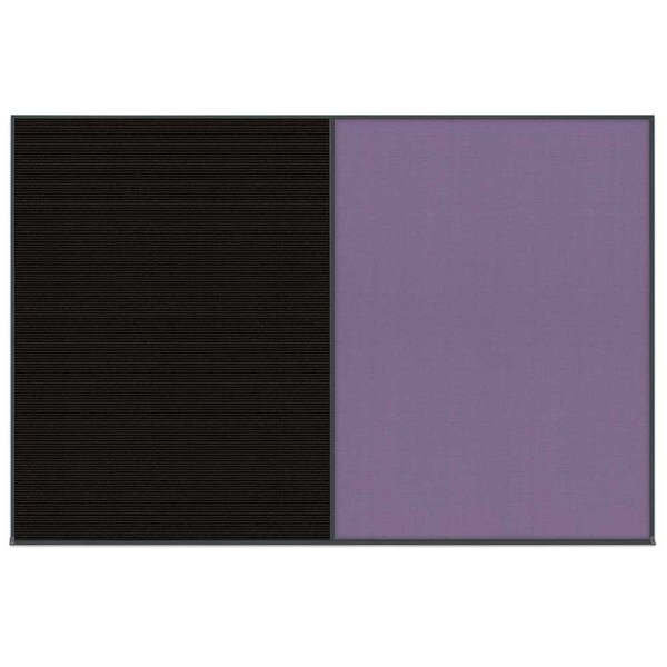 United Visual Products Enclosed Corkboard, 1 Door, 60"x36", 4" Fra, UV3403-BRONZE-BLACK UV3403-BRONZE-BLACK - main